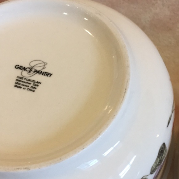 Grace Pantry Fine Porcelain Ceramic Food Storage Containers Set of 2 Floral NWT - Picture 16 of 16